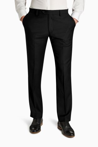 Black Tailored Fit Suit: Jacket
